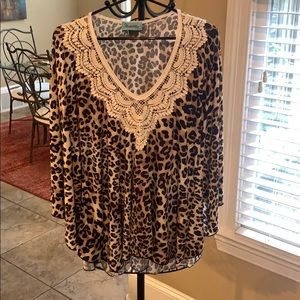 Rodeo Fox 🦊 leopard 🐆 and lace top!!!